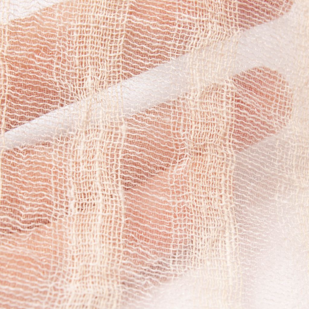 Painterly Stripe Wide-Width Sheer â Sandstone - RM Coco Fabric
