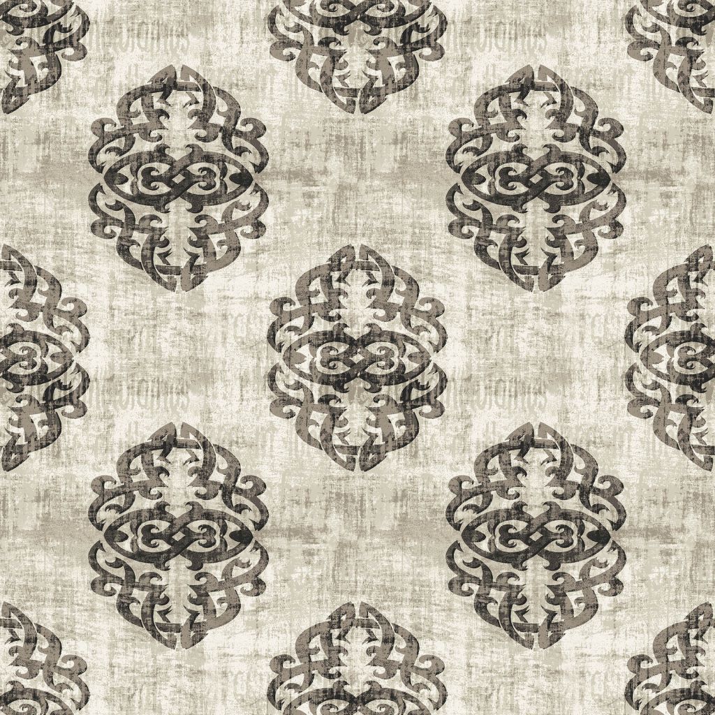 Guinevere Damask â Coffee Bean - RM Coco Fabric