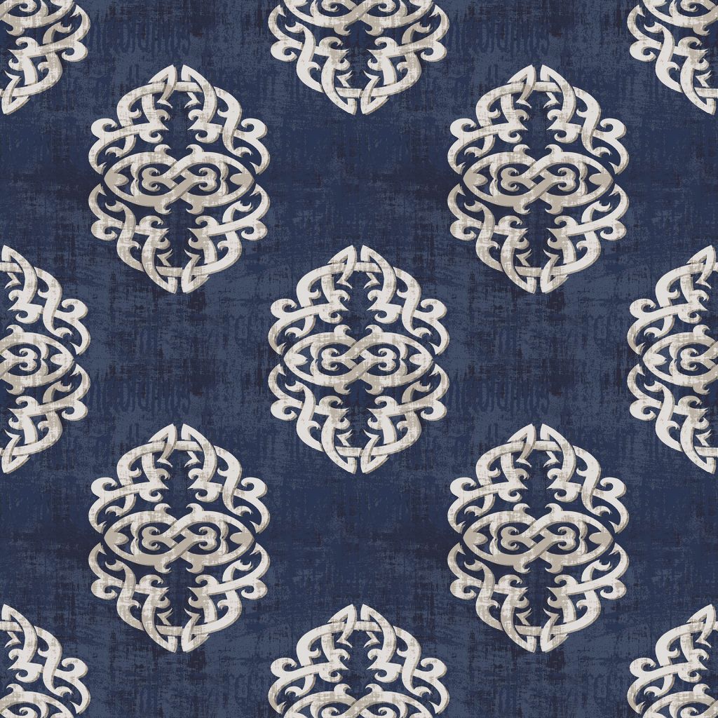 Guinevere Damask â Sapphire
