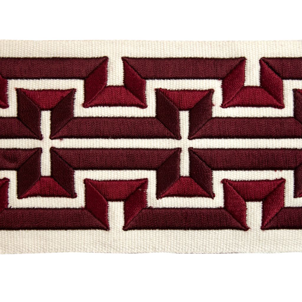 BD132 Border 4" â Scarlet