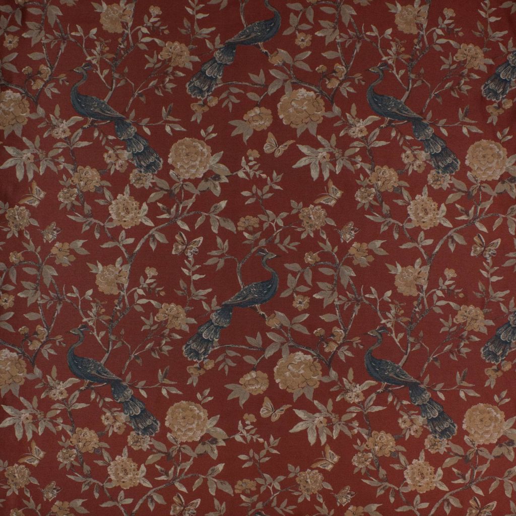 Peony Bird â Cinder - RM Coco Fabric