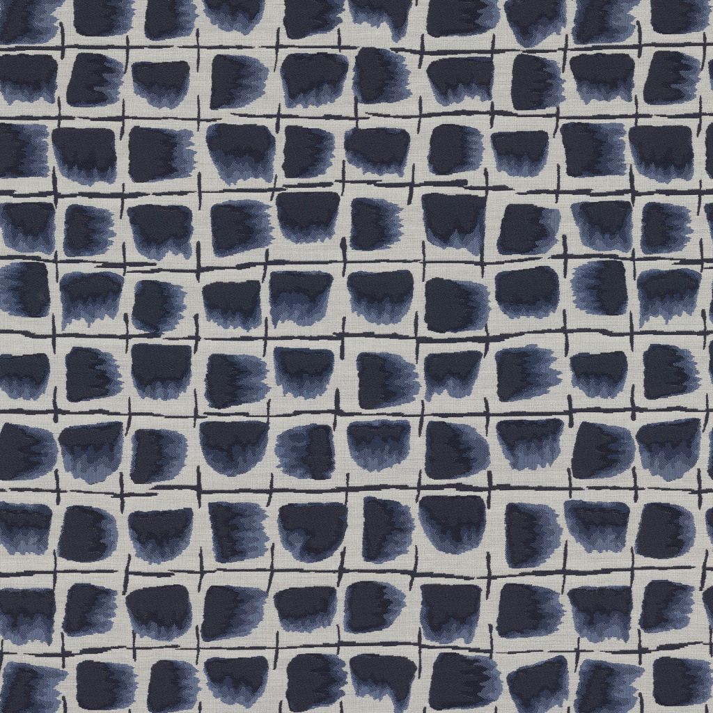 Painterly Check â Mood Indigo