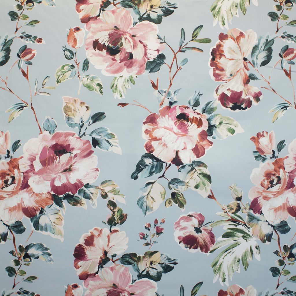 Floribunda â French Blue - RM Coco Fabric