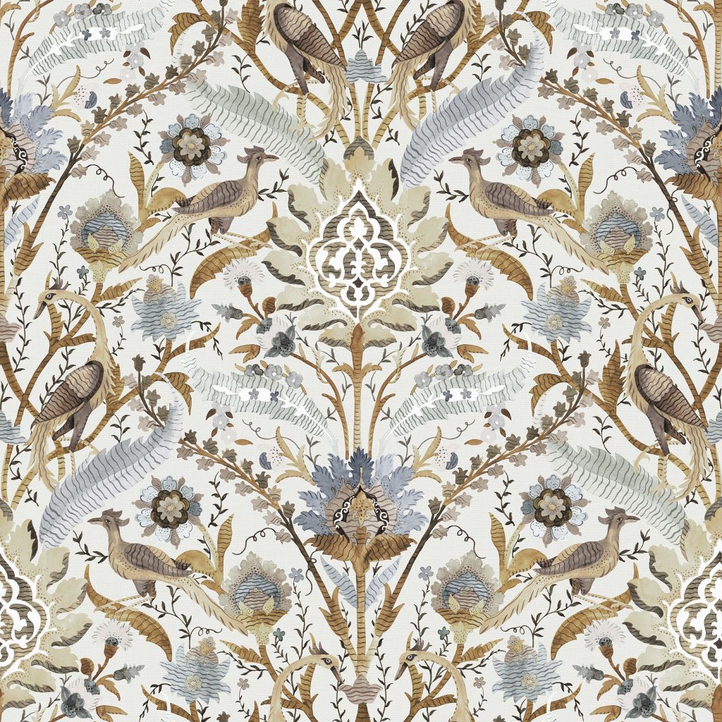 Victoria's Garden â Travertine - RM Coco Fabric