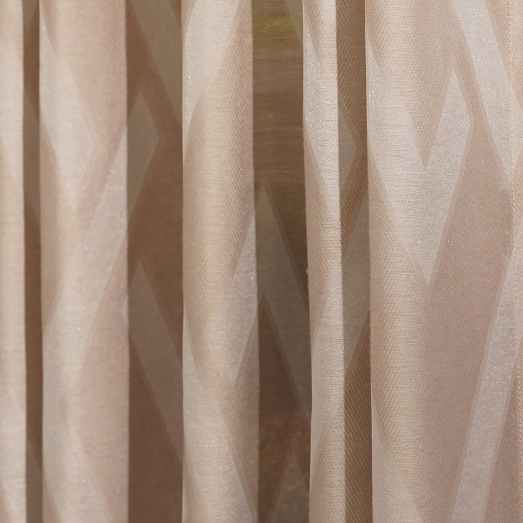 Jacobie Wide-Width FR Sheer â Hazelnut - RM Coco Fabric