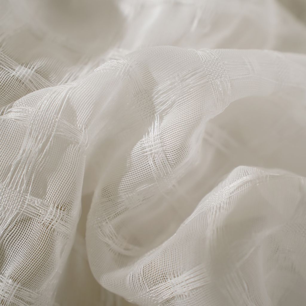 Lanshire Wide-Width FR Sheer â Coconut - RM Coco Fabric