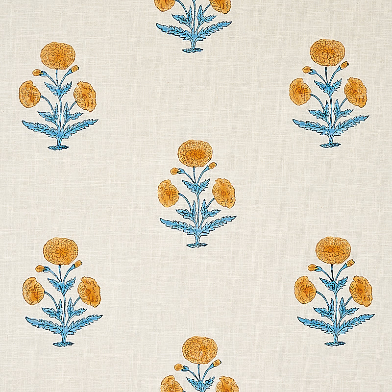 POPPY-HAND-BLOCK-PRINT-MUSTARD-SKY-SCHUMACHER-179841