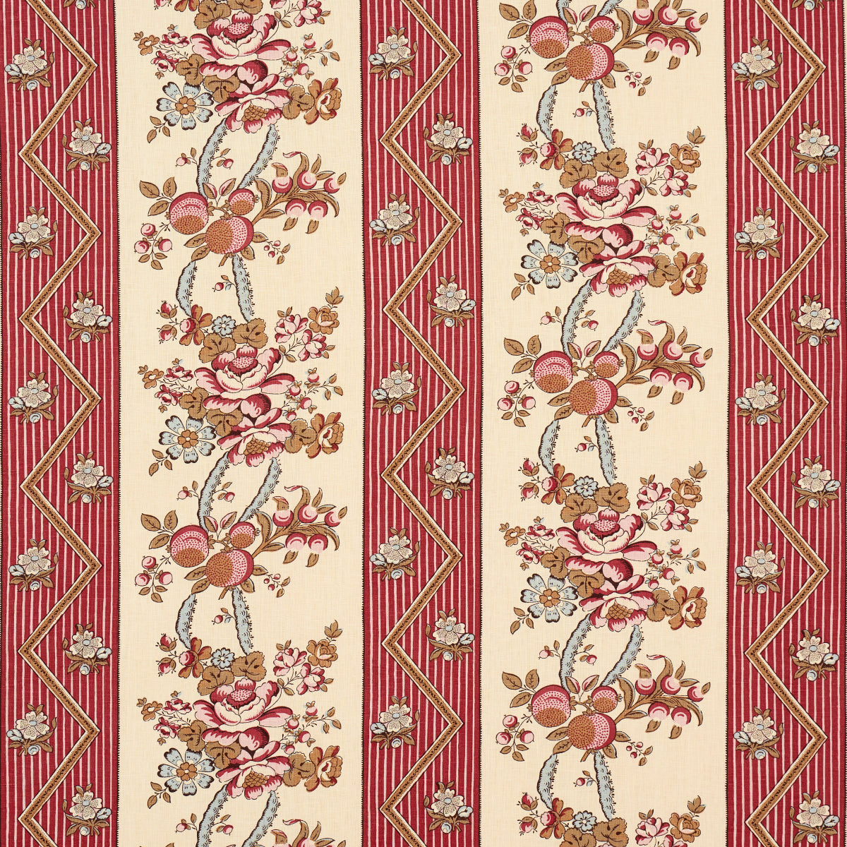 SYLVAIN-FLORAL-STRIPE-ROUGE-SCHUMACHER-181740