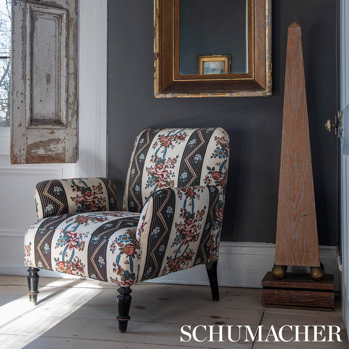 SYLVAIN-FLORAL-STRIPE-NOIR-SCHUMACHER-181742