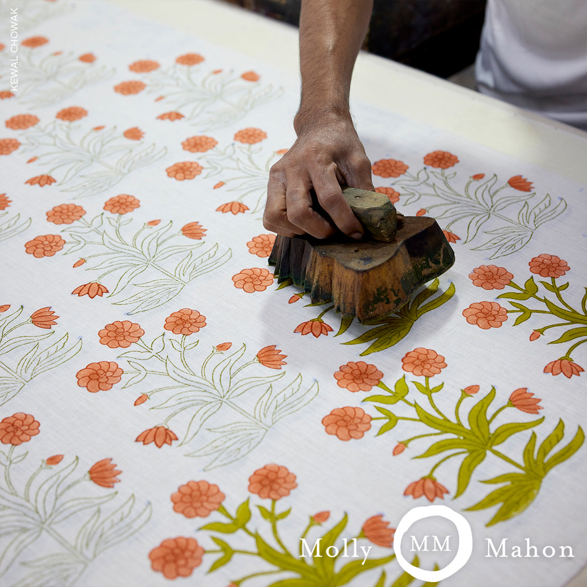 MUGHAL-HAND-BLOCK-PRINT-PEACH-SAP-GREEN-SCHUMACHER-181783