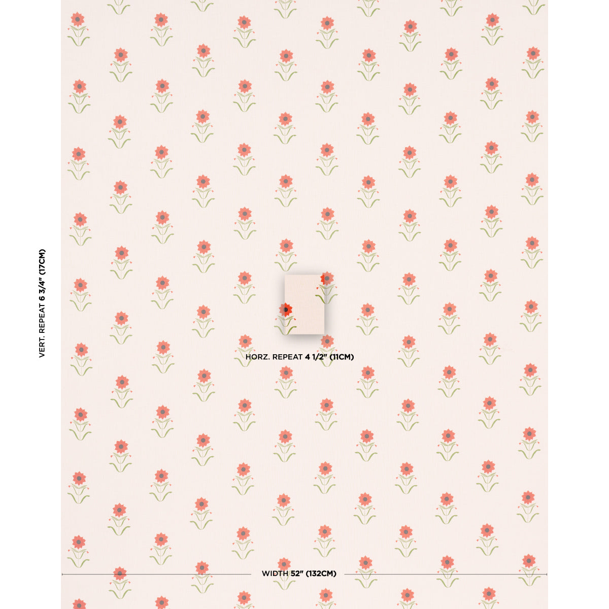 FORGET-ME-NOTS-RED-ON-PINK-SCHUMACHER-181980