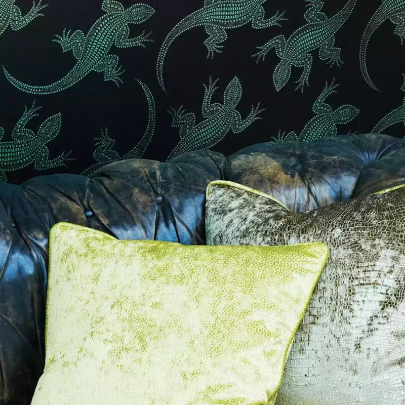 Sabi Velvets Addo Pale Slate - Osborne & Little - F6272-05 Fabric