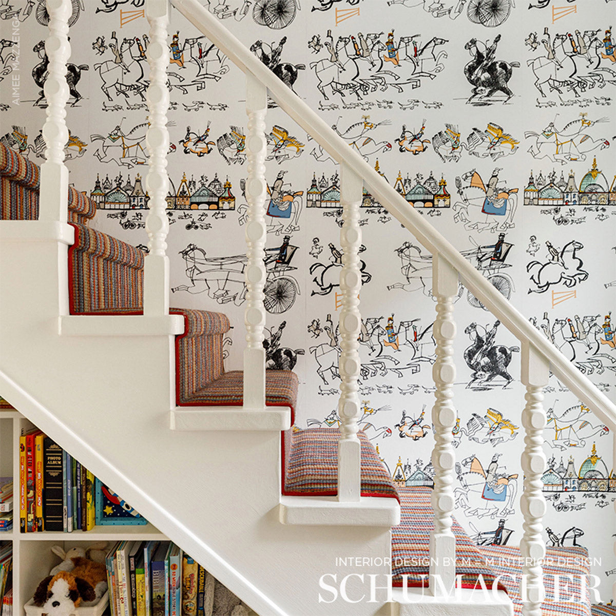 HORSES-MULTI-ON-WHITE-SCHUMACHER-2703960