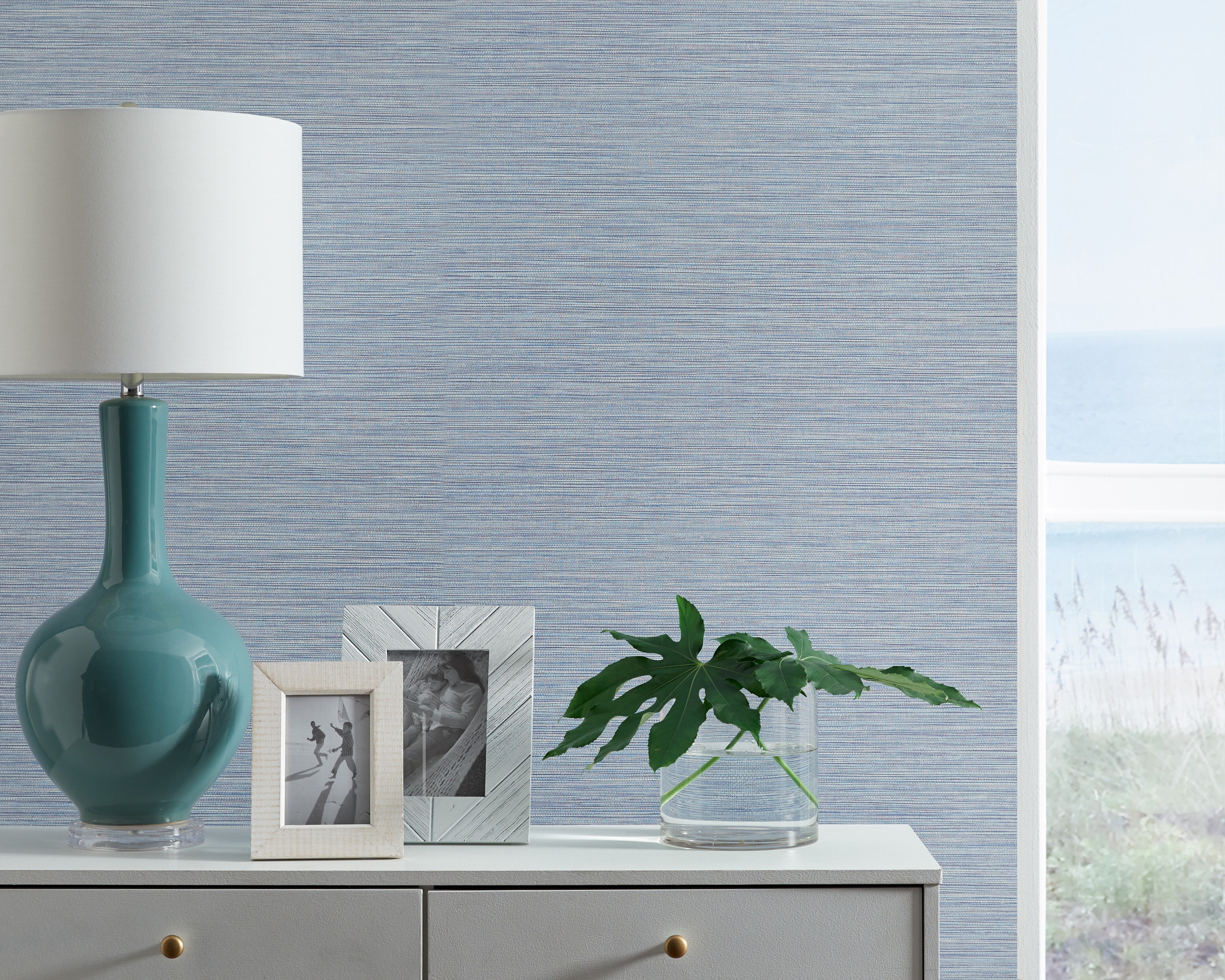 W1013-4 Madeline Hemp Wallpaper - Stout Textiles