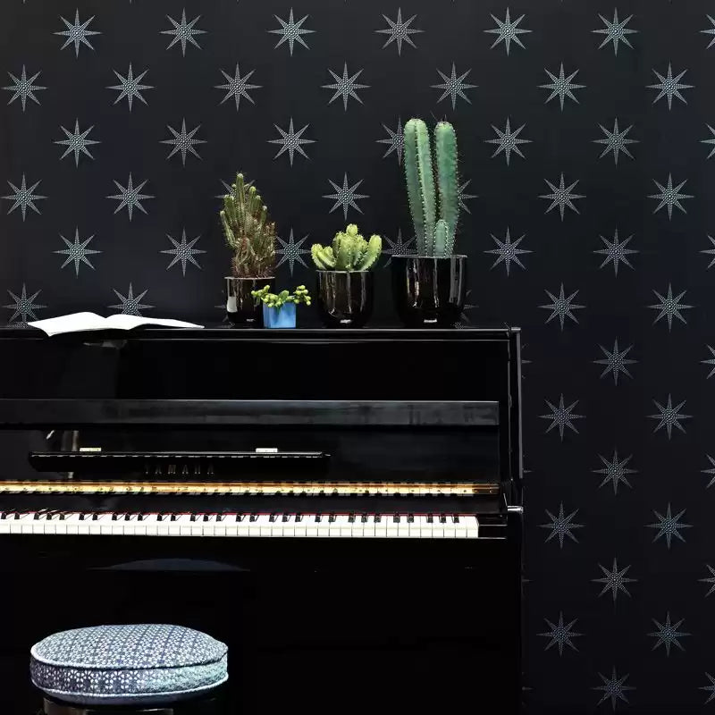 Cabochon Pampille Silver/Ivory - Osborne & Little - W6438-03 Wallcovering