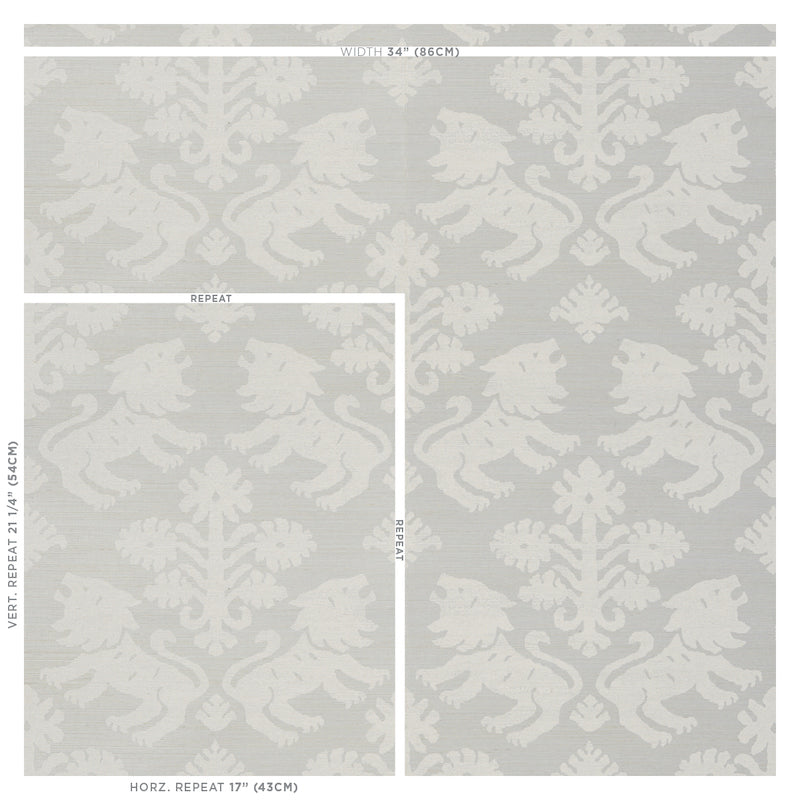 REGALIA-SISAL-IVORY-ON-SILVER-SCHUMACHER-5010532