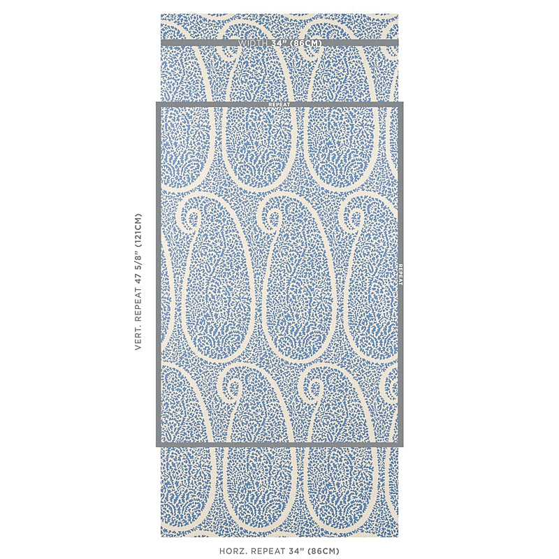 AMBALA-PAISLEY-SISAL-BRIGHT-BLUE-SCHUMACHER-5013030
