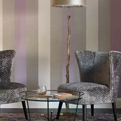 Metropolis Vinyls 2 Dulwich Stripe - Osborne & Little - W6334-02 Wallcovering