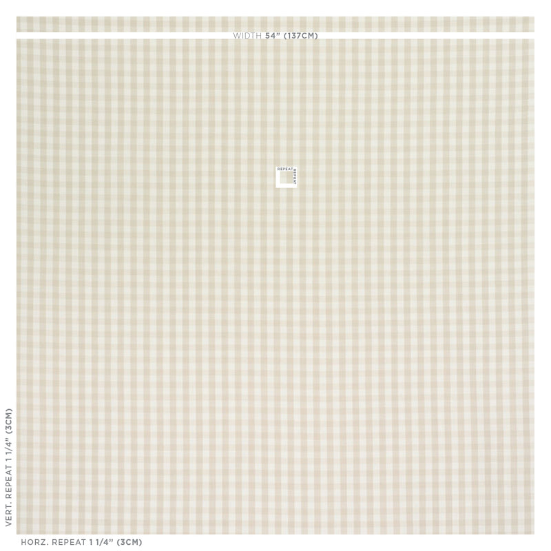 ELTON-COTTON-CHECK-NATURAL-SCHUMACHER-63068