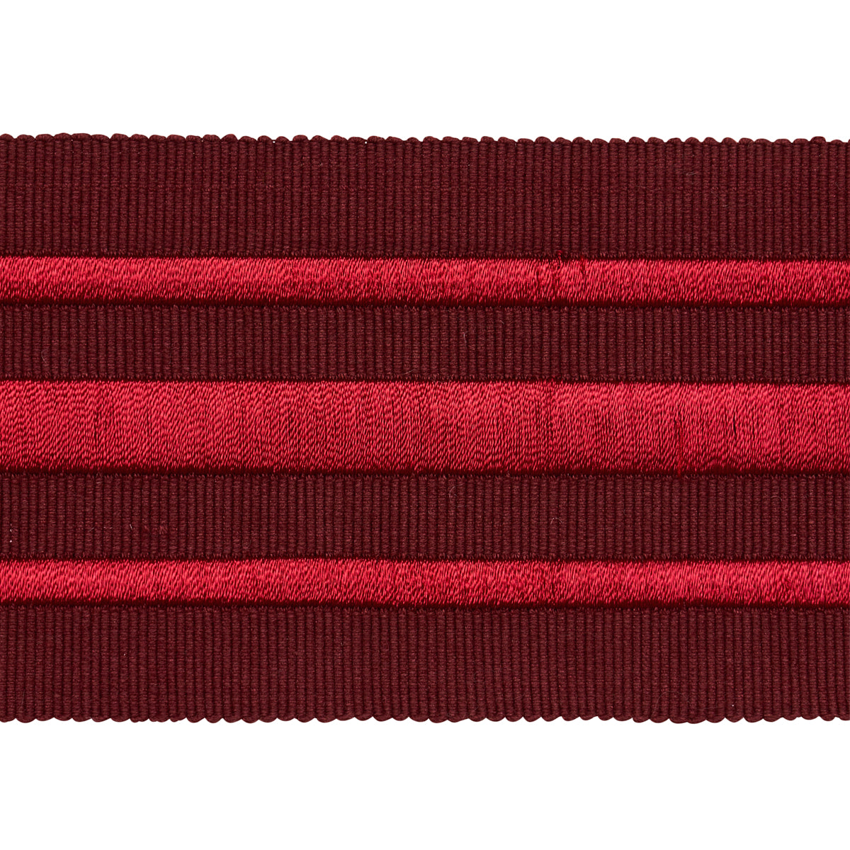 MILITARY-STRIPE-TAPE-RED-ON-BURGUNDY-SCHUMACHER-70781