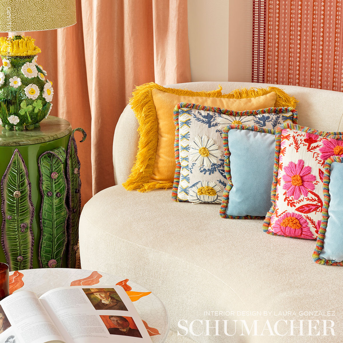 MARGUERITE-EMBROIDERY-BLUE-OCHRE-SCHUMACHER-72332