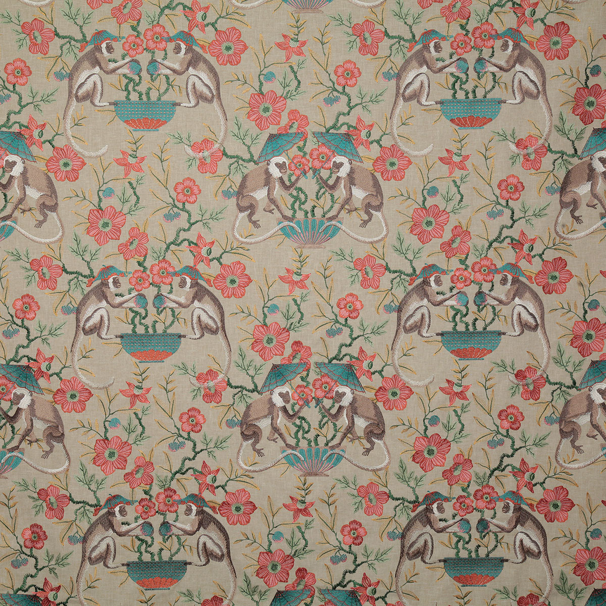 7412-cheeky-monkey-spring-pindler - Pindler Fabric