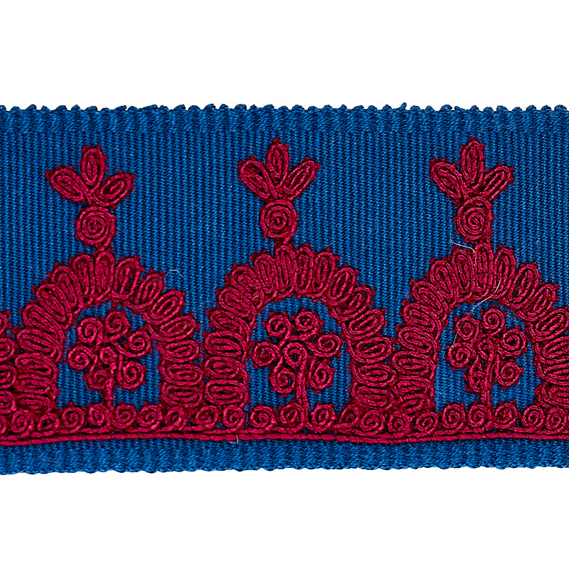 NOELIA-EMBROIDERED-TAPE-RED-ON-BLUE-SCHUMACHER-74156