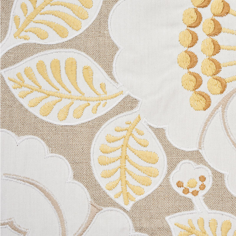 JACKIE-APPLIQU-EMBROIDERY-NATURAL-SCHUMACHER-77300
