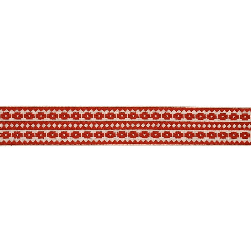 TALITHA-TAPE-TERRACOTTA-ON-NATURAL-SCHUMACHER-79921