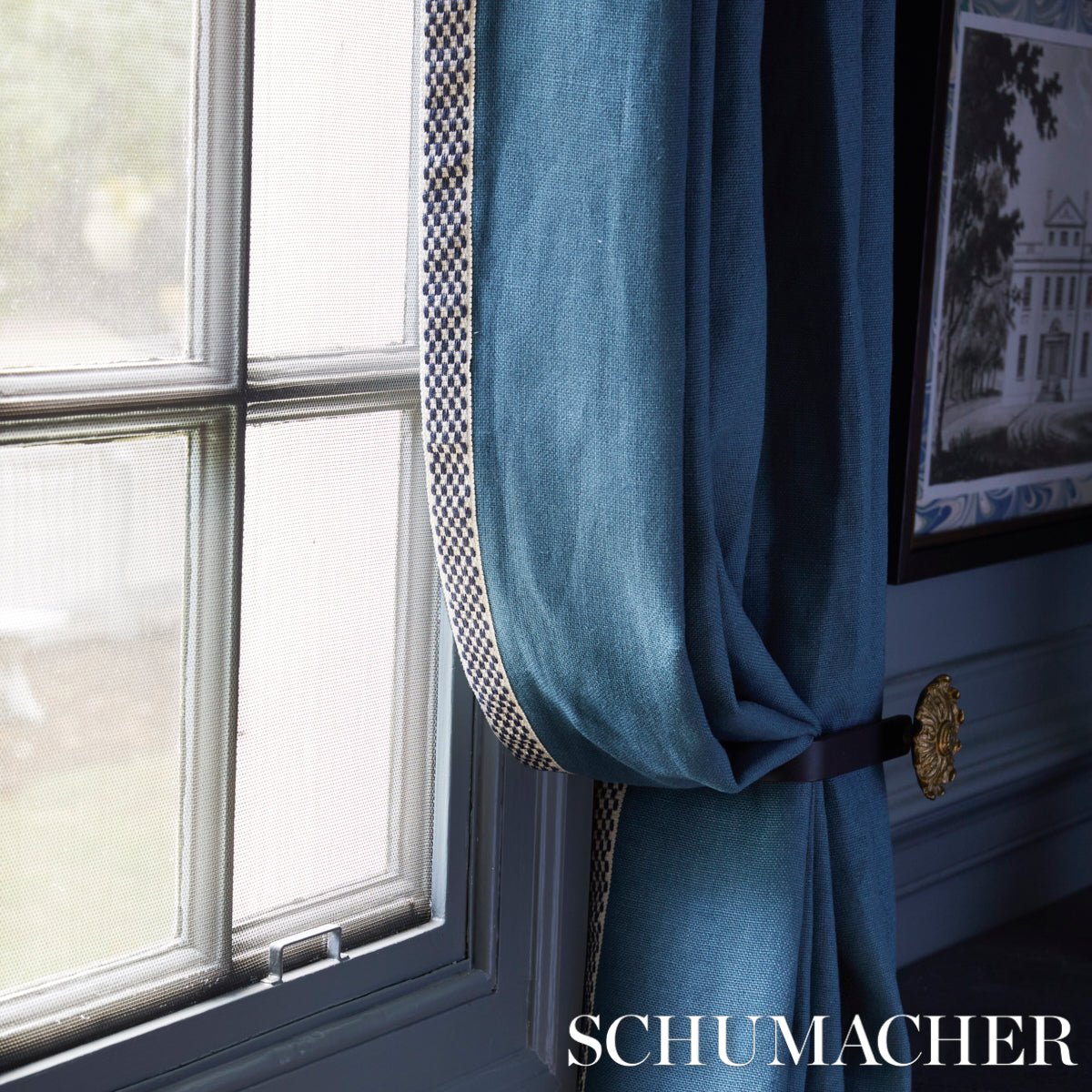 CRAWFORD-CHECK-TAPE-MEDIUM-INDIGO-SCHUMACHER-81630