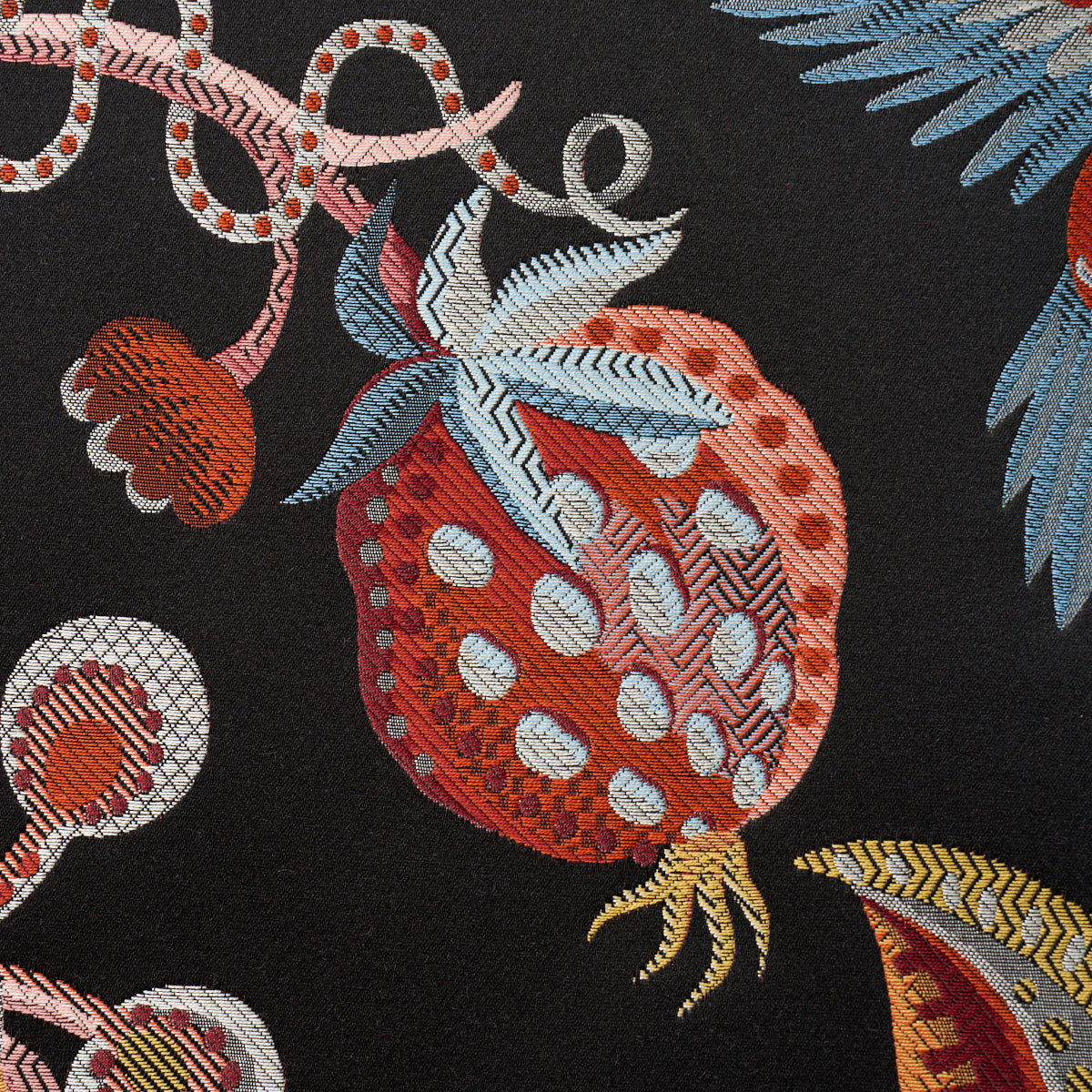 BIRDS-OF-PARADISE-WOVEN-NOIR-SCHUMACHER-85110