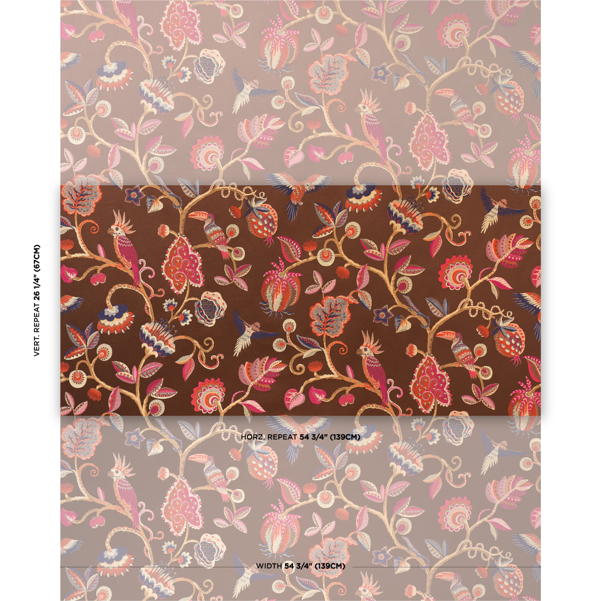 BIRDS-OF-PARADISE-WOVEN-CHESTNUT-SCHUMACHER-85111