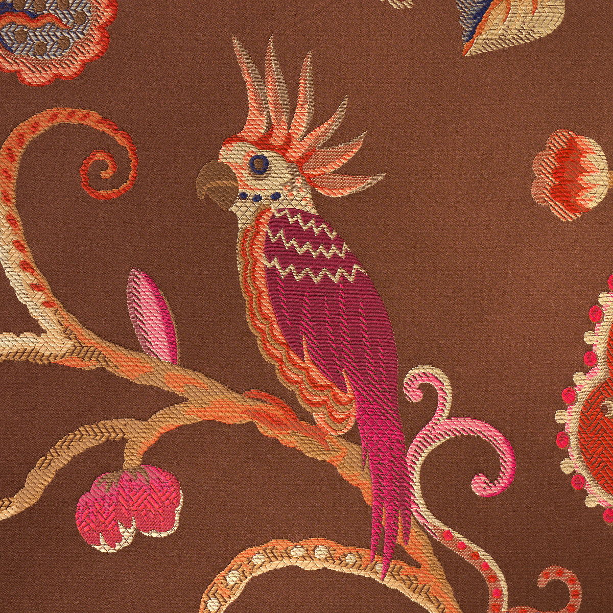 BIRDS-OF-PARADISE-WOVEN-CHESTNUT-SCHUMACHER-85111