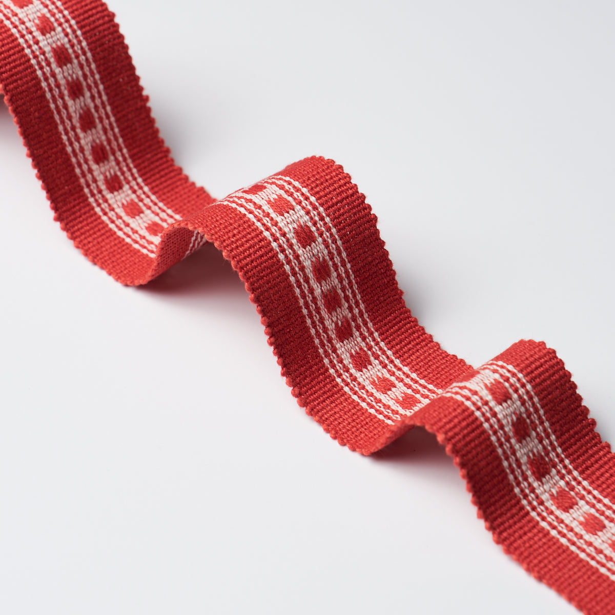 LUBECK-TAPE-NARROW-RED-SCHUMACHER-85170