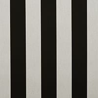 Sunbrella Awning 46" Beaufort Black/White 6 Bar 5704-0000