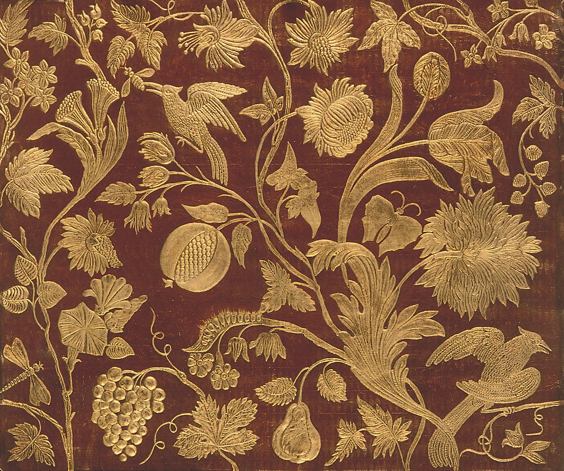 Cuir Eden - Red/Gold - Scalamandre Fabric