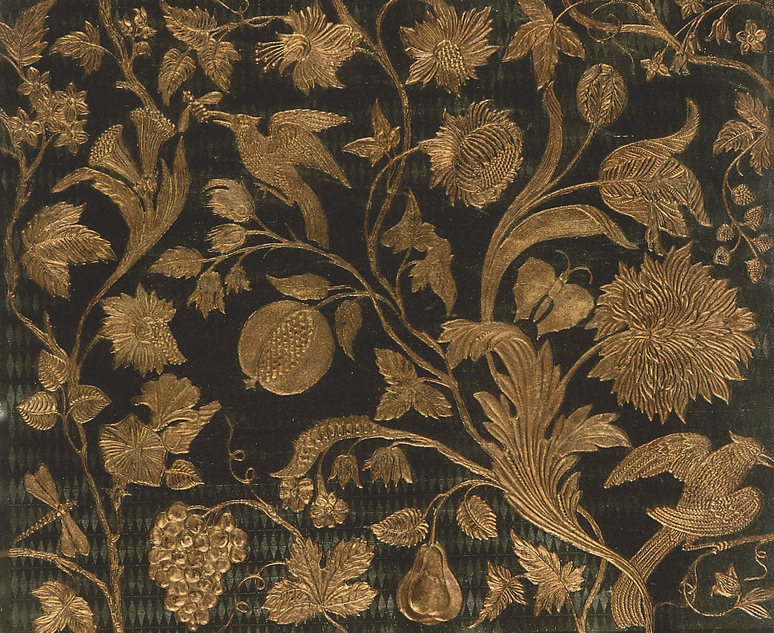Cuir Eden - Green/Gold - Scalamandre Fabric