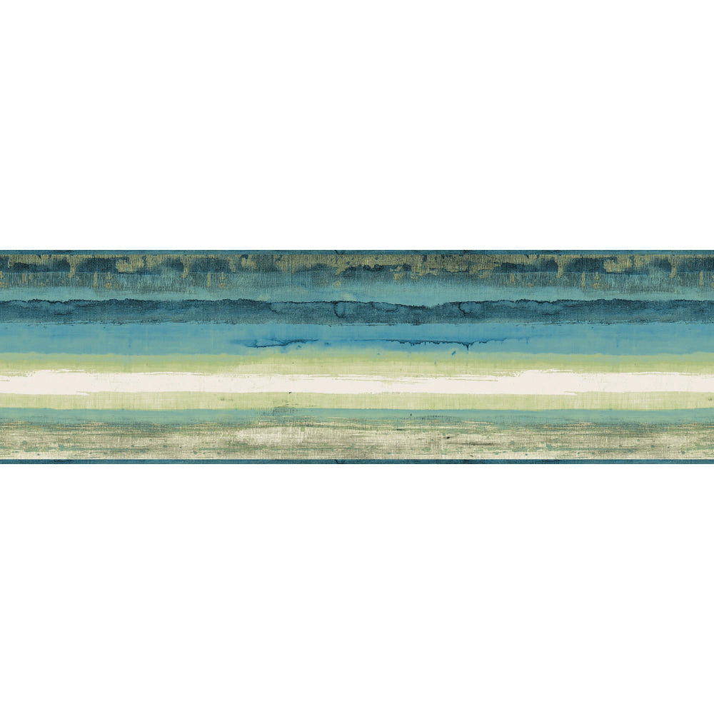 Mesa Wallpaper Border - Greens - York Wallcoverings - BP8266BD