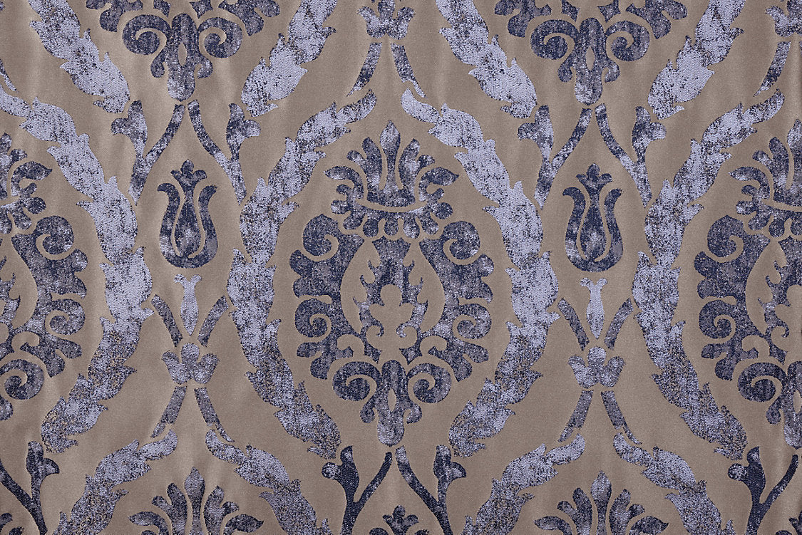 Corona Damask - Slate Blue