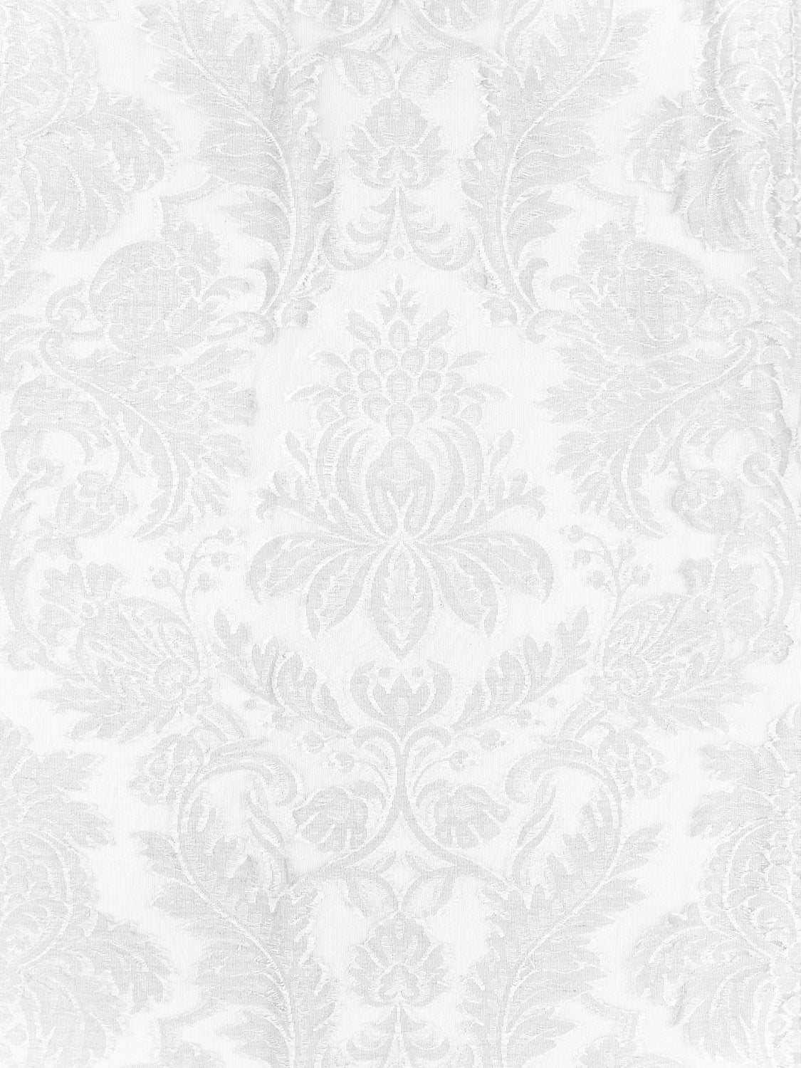 Linen Madras - Winter White