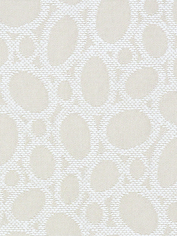 Madagascar Ovals - Cream - Scalamandre Fabric