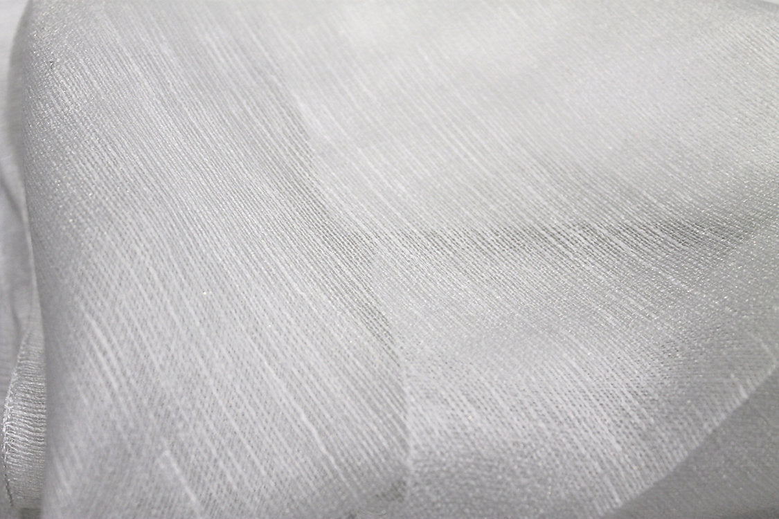Carrara Sheer - White - Scalamandre Fabric