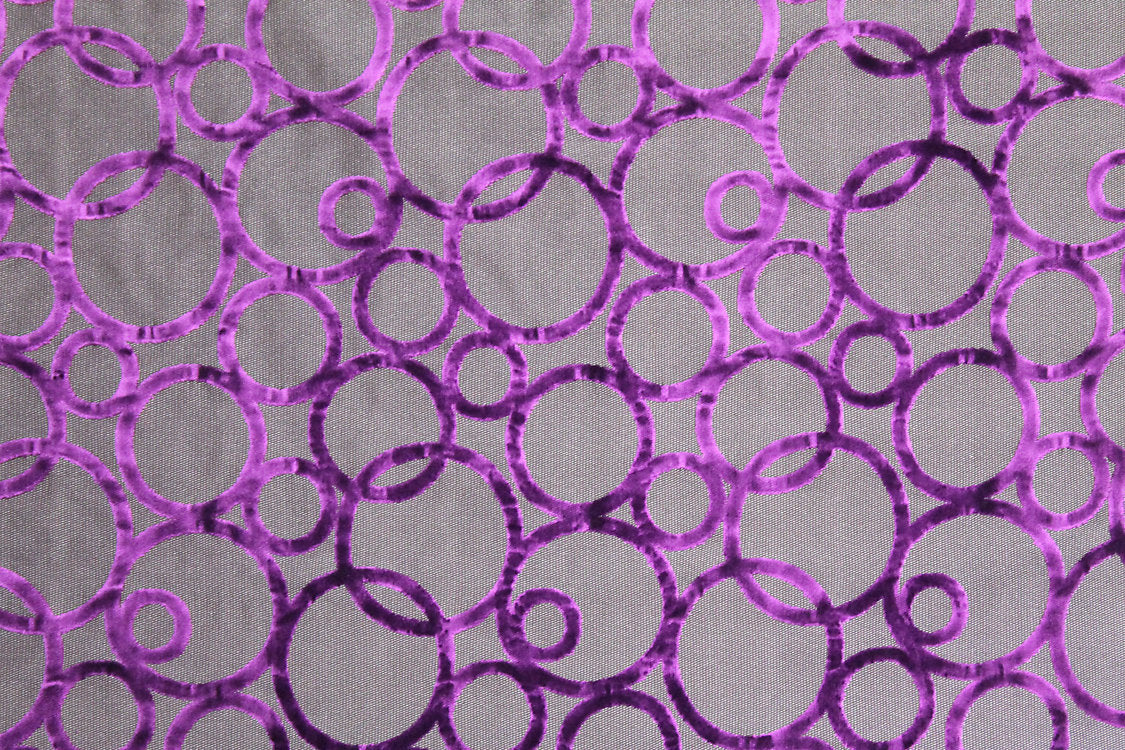 Velluto Cerchio - Violet - Scalamandre Fabric