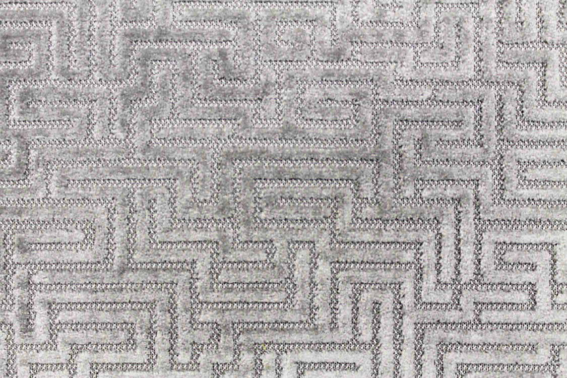 Velluto Labirinto - Silver - Scalamandre Fabric