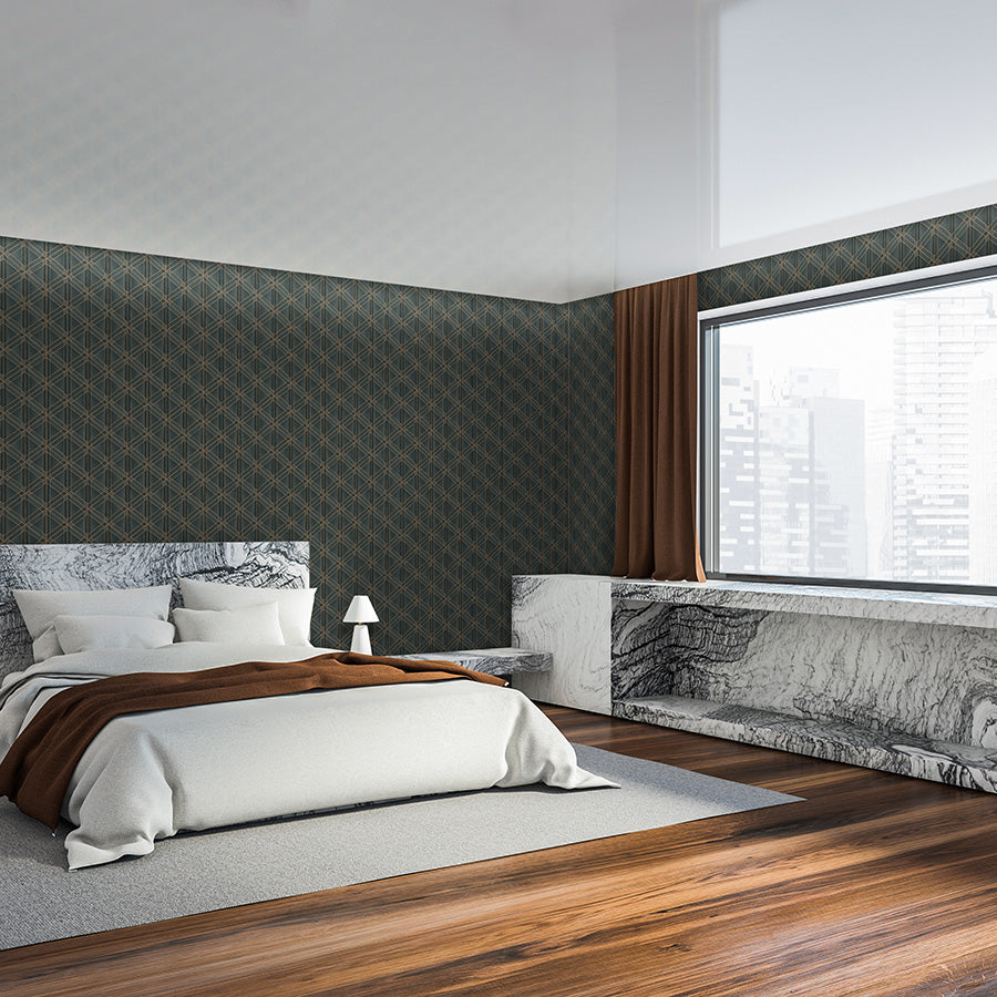 Facet - FAC-09 TURQUOISE - Innovations Wallcovering