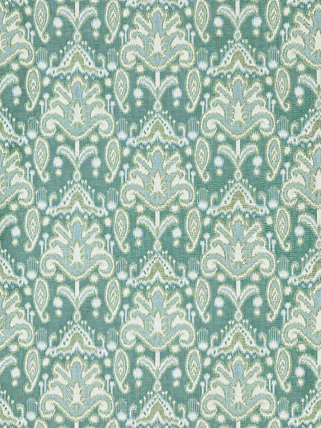 Kandira Ikat - Turquoise - Scalamandre Fabric