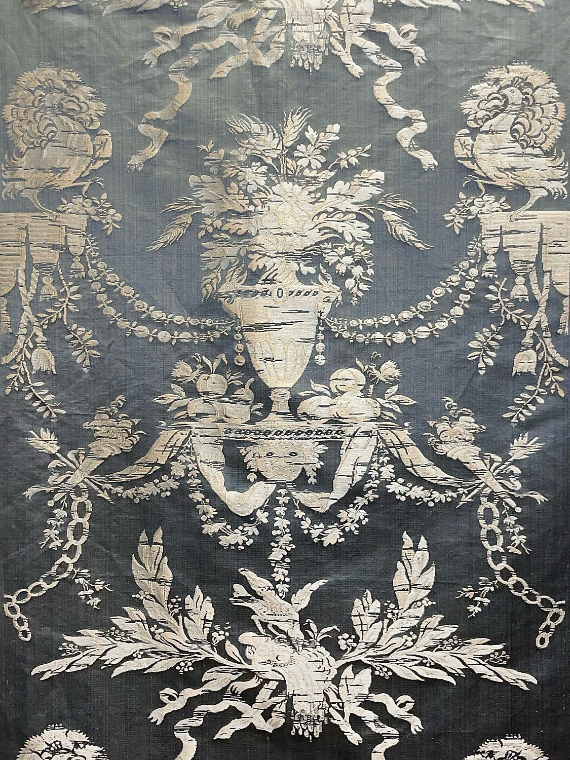 Saint Simon - Bge-Gray/Blue - Scalamandre Fabric