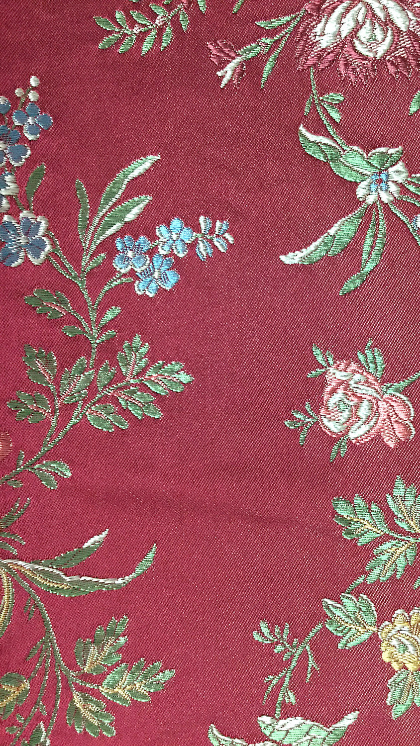 Albatros Lampas - Red - Scalamandre Fabric