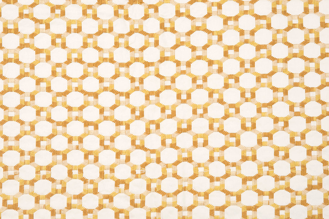 Island Trellis - Yellow - Scalamandre Fabric
