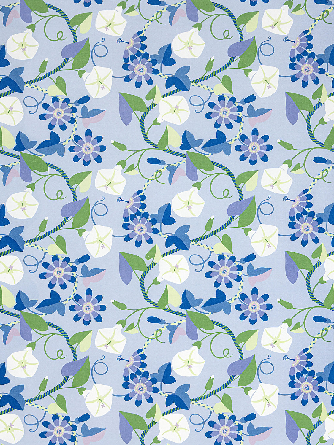 Morning Glory - Cornflower - Scalamandre Fabric